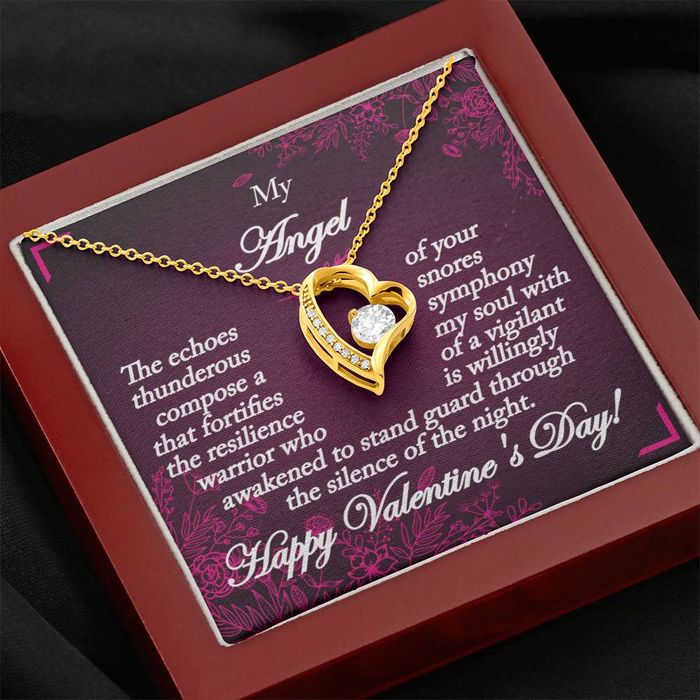 To My Wife- Your Thunderous Snores - Forever Love Necklace