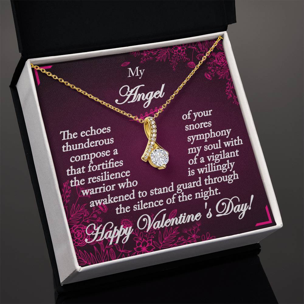To My Wife- Your Thunderous Snores - Alluring Beauty Necklace